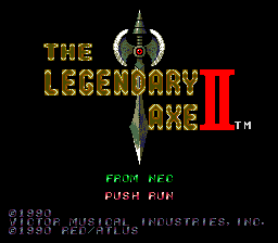 Legendary Axe II screenshot 2 for TurboGrafx-16